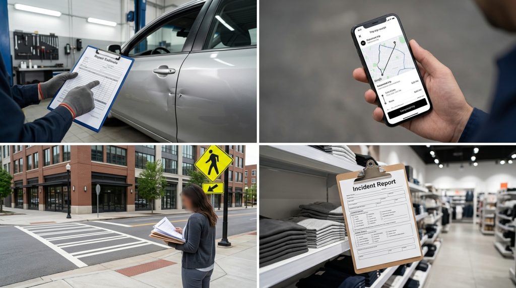 Atlanta accident recovery scenarios for car rideshare pedestrian and property injuries