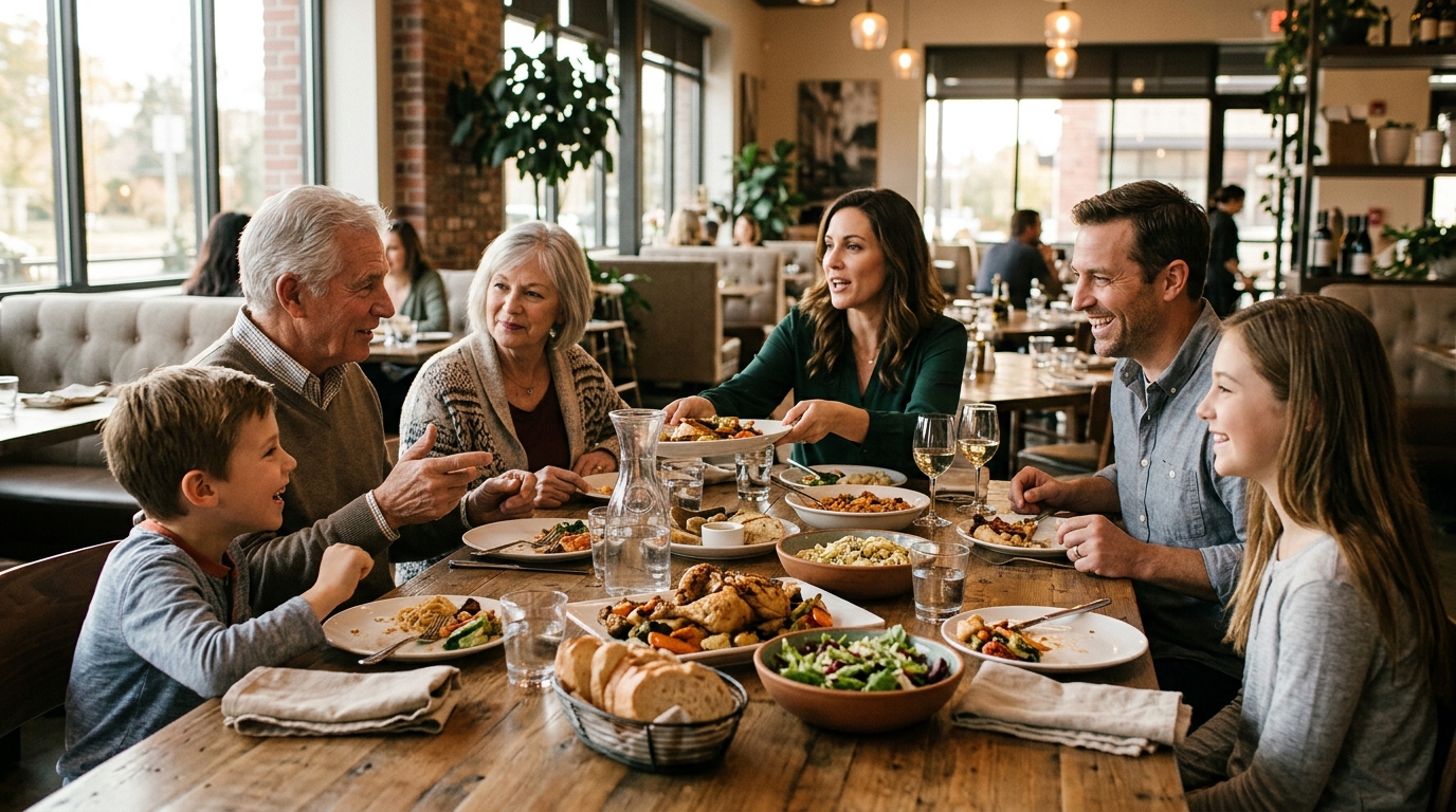 Why Families Prefer Sit-Down Restaurants Over Fast Food