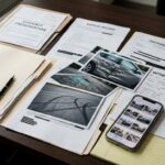 New York accident evidence preservation documents and photos